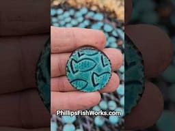 I always include one of my handmade clay pendents to say Thanks! PhillipsFishWorks.com