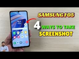 Samsung Galaxy F05 : Take Screenshot With 4 Different Methods