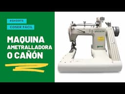 Maquina de coser ametralladora o cañón #shorts