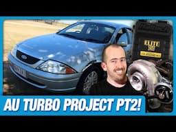 It's ALIVE! Ford AU Fairmont Ghia Turbo Project Part 2 - Haltech Base Map & Road Tune!