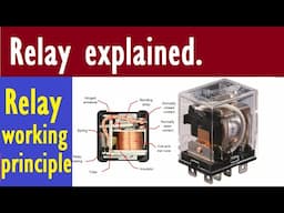 Relay. What is relay function of relay how to test a relay parts of relay electromagnetic relay coil