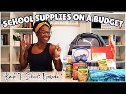 SCHOOL SUPPLIES SHOPPING ON A BUDGET | BACK TO SCHOOL 2024 || Dollar Tree, Target, Walmart | Mindful