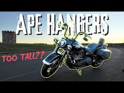 Installing Bar Craft APE HANGER Handlebars on a Harley-Davidson Heritage Classic