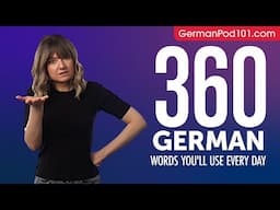 360 German Words You'll Use Every Day - Basic Vocabulary #76