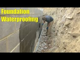 Garage Build #23 - Foundation Waterproofing