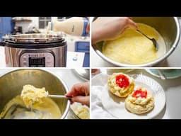 How to Make Clotted Cream at Home (Instant Pot Method)