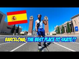 Barcelona vs London Roller Skater  |  Barcelona Street Skate