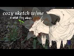 cozy sketch with me + wild fey vibes