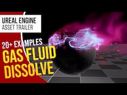 UE5 l Gas Fluid Dissolve VFX Pack l Unreal Engine 5 (Trailer)