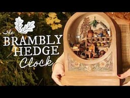 Up- cycling An Old Empty Clock In To A Miniature Brambly Hedge Kitchen!