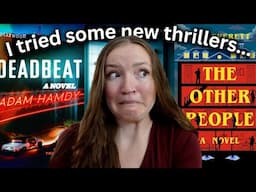 I read 3 new thriller books… *reading vlog*