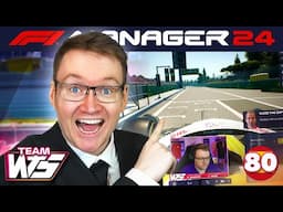 STARTING FROM THE PITLANE FOR THE FIRST TIME! | F1 Manager 2024 CREATE-A-TEAM EP 80