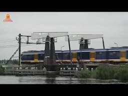 DUTCH BRIDGE OPENS   Train passages at Deelspoorbrug