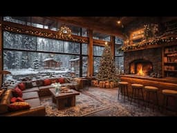 Cozy Christmas Ambience - Smooth Christmas Jazz Instrumental Music for Stress Relief, Relaxation 🎄