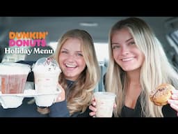 Trying The New Holiday Menu Items At Dunkin' - 2024