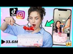 Tiktok and Instagram VIRAL recipes TESTED!! Are They Worth It?!