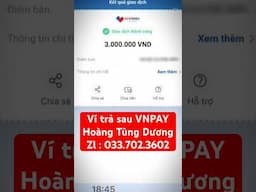 Hướng dẫn đăng ký ví trả sau VNPAY mới nhất . Hỗ trợ rút ví VNpay về ATM #vitrasau #vnpay