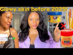 Get your skin glowing before 2025✅ | STOP THIS SKINCARE MISTAKE! Darkspot correctors, tube creams 😪