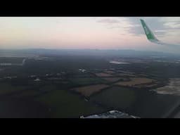 Landing at Monterrey International Airport / Aterrizando en el aeropuerto internacional de MTY (MTY)