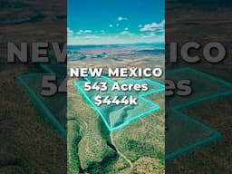 LAND for SALE in NEW MEXICO • 543 Acres for $444k at LANDIO.com