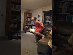 Girl Attempts Epic Front Flip Off Ottoman—And Hilarity Ensues!