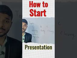 How to start presentations? #shorts #shortsfeed #presentation #viral