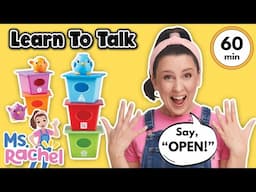 Learn To Talk with Ms Rachel - Toddler Learning Video - Learn Colors, Numbers, Emotions & Feelings