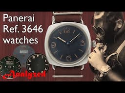 The PANERAI Ref. 3646 feat. ROLEX German WW2 "Kampfschwimmer" watch types *Analyzed*