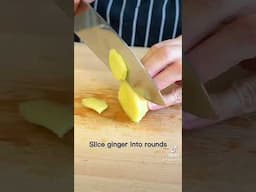 Kitchen 101 Hack: How to Mince Ginger #kitchenhack #kitchentip #ginger #shorts