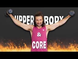 20 Min UPPER BODY & CORE | Joe Wicks Workouts