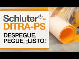 Schluter®-DITRA-PS la original ahora en versión autoadhesiva.