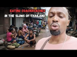 Eating cockroaches in Thailands most dangerous slum!!!