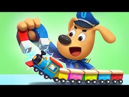 Magnetic Ball Monster | Dr.Antel Cartoon | Educational Videos | Sheriff Labrador | BabyBus