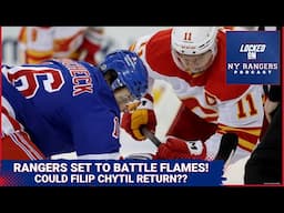 Is Filip Chytil about to return to the Rangers?! Discussing the matchup in crossover with LO Flames!