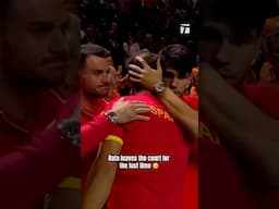 Rafa’s LAST farewell 😭 #rafanadal #daviscup