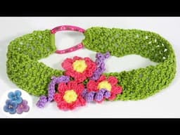 Diademas Tejidas a Crochet Vinchas y Cintillos Diademas de flores Manualidades Fáciles Pintura Facil