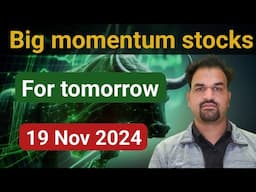 intraday stocks for tomorrow  | bank nifty prediction | 19 Nov 24 |Market Analysis | #intraday