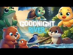 Goodnight River 🌊🌙 soothing bedtime story and Relaxing Melodies for babies and toddlers