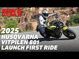 2025 Husqvarna Vitpilen 801 | Launch First Ride