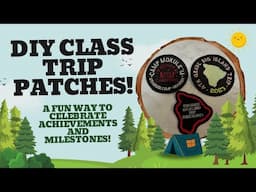 DIY Class Trip Patches | @BrotherSews SE2000 Combo Embroidery Maching | @Embrilliance