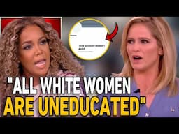 Sunny Hostin 'The View' Host CANCELLED & DELETES X Account After She Said WHITE WOMEN ARE UNEDUCATED