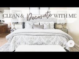 CLEAN & DECORATE WITH ME || NEW RUGS || NEW BEDDING