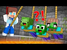 Why Mikey HANGED JJ Zombie Family in Minecraft ? - Maizen