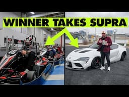 GO-KART RACE - THE WINNER TAKES THE SUPRA!