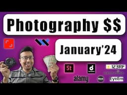 Photography earnings in January 2024. Passive income from Photography in January 2024