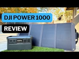 Reviewing DJI Power 1000. Portable power station.