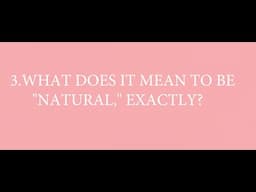 Is "ALL-NATURAL" in Beauty always SAFE??