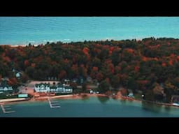 Portage Lake Inn from the Sky