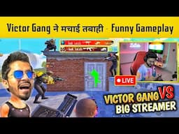 LIVE STREAMER GOT SCARED WHEN MY VICTOR GANG RUSHED ON HIM IN BGMI 🤣 3.5 UPDATE - BGMI NEW UPDATE