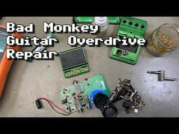 Digitech Bad Monkey Guitar Overdrive Pedal Repair